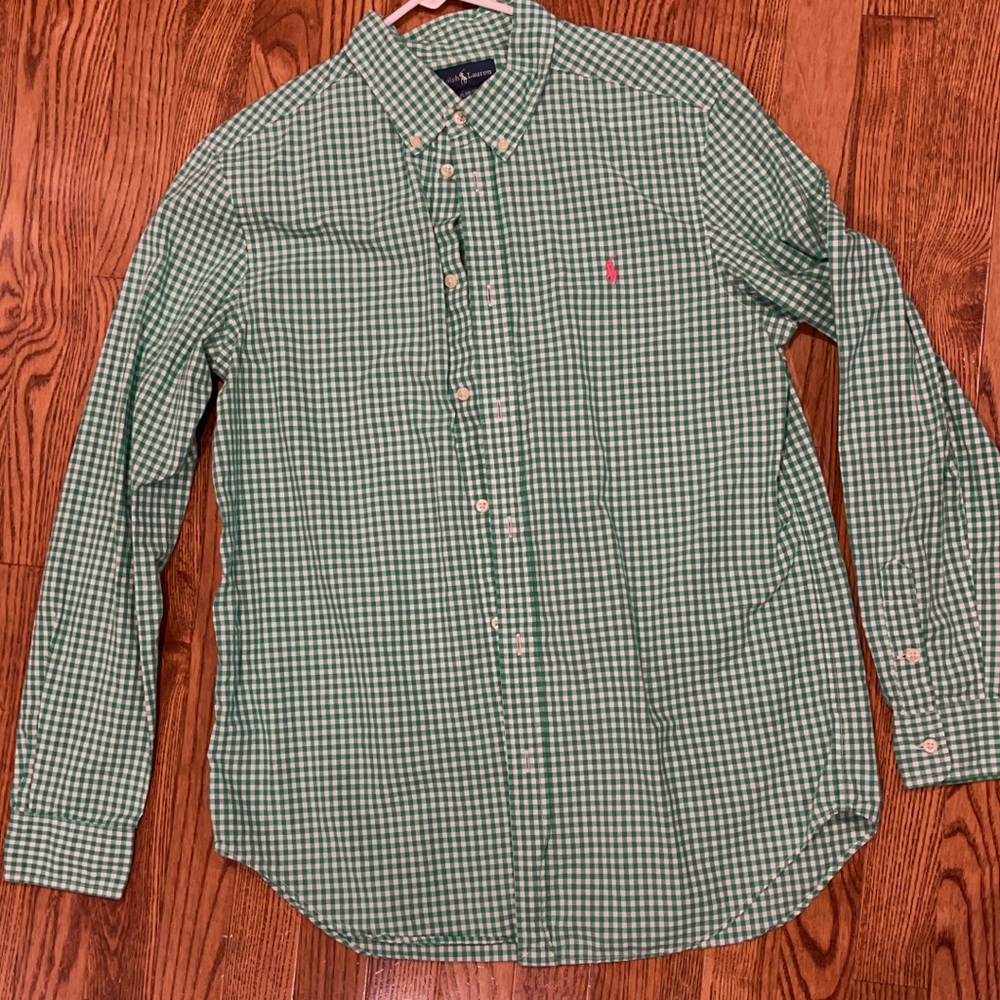 Boys polo button down shirt
